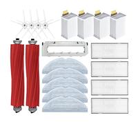 Yessetry Pour S7 S70 S7 Max T7S T7S Plus Robot Aspirateur Filtre HEPA Brosse latérale principale Sac à poussière Chiffon