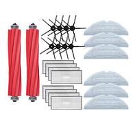 Yessetry Pour S7 T7S T7PLUS HEPA Accessoires de Filtre En Caoutchouc Détachable Brosse principale/Brosse Latérale Aspirateur Pièces