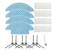 Yessetry Remplacement Fit pour M210 M210S M210B M213 Robot Aspirateur Brosse Latérale Filtre Vadrouille Nettoyage Pièces