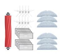 Yessetry Remplacement HEPA Filtre Côté Brosse Vadrouille Chiffon pour S7 T7S T7Plus Accessoires Essuyage Tissu Pièces