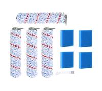 Yessetry Remplacement pour aspirateur sans IFloor, lot de 4 brosses, 4 filtres en mousse