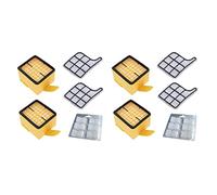 Yessetry Zubehoer Set pour Kobold 135/136/VK136-4 filtres + 4 filtres de protection moteur + 12 x