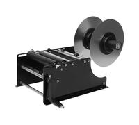 YESTAIM Petite étiqueteuse manuelle de bouteilles rondes en plastique Machine d'étiquetage de boîtes rondes Machine d'étiquetage pour boîtes et bouteilles Machine d'étiquetage auto-adhésive