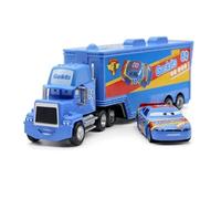 Yestree Cars Jouet 2 Pièces Set Véhicules, Camion Cars et Voiture de Course Enfant Camion Transporteur Modèle de Voiture Figurine Car, Cadeaux Parfaits pour Enfant Anniversaire/Récompense (NO.80)