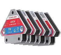 YESWELDER 25LB Aimant Soudure 4 Pièces | Positionneur de soudage magnétique, support, 25LB puissance de maintien, accessoires de soudage