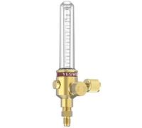 YESWELDER Débitmètre d'azote 0,6 cm SAE Flare Entrée 0-70SCFH 50PSI Indicateur de débit d'azote pour brasage