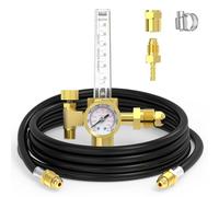 Yeswelder Jauge de débit de gaz Argon/CO2 Mig Tig avec tuyau de gaz de 2,4 m