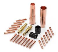 YESWELDER MIG Kit pistolet de soudage 0,089 cm pointe buse diffuseur | Compatibilité avec Lincoln Magnum 200/250 Tweco n° 2. Remplacement simple, installation facile