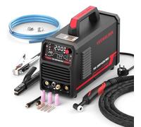 YESWELDER Poste à Souder TIG Aluminium 200A AC/DC avec Impulsion Grand écran LED, Soudeur TIG ARC/TIG 230V à onduleur numérique