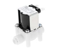 Yetaha 1PC Vanne électromagnétique pour l'Eau, Vanne magnétique, Valve à eau électrique AC 24V DC Électrovanne 1/4" Tuyau Connexion pour RO Osmose inverse Pure Système RO contrôleur