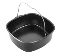 Yetaha 22 x 22 x 10 cm - Accessoire pour friteuse à air chaud - Accessoire pour friteuse à air chaud HD9925 HD9860 HD9905/01 Airfryer - Moule à gâteau carré en fer - Passe au lave-vaisselle - Avec