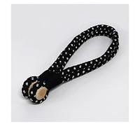 YETGFBH Embrasses De Rideaux,Embrasse pour Rideaux 4 PCS Rideau magnétique Support de Rideau Clip Corde Bande Boucle Tiebacks Tiet Titulaire Tieback Accessoires(Black)