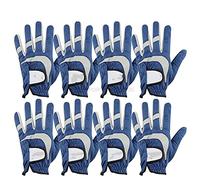 YETGFBH Gant Golf 8 Pcs Gants De Golf Laissés Droit Bleu À Couper La Main sur Le Gant Sport Gauche(8pcs Left Hand,L 25)