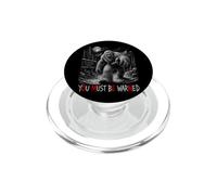 Yeti Bigfoot You Must Be Warned Omen Avertissement Subliminal PopSockets PopGrip pour MagSafe