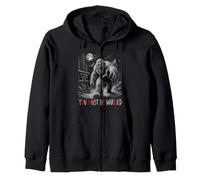 Yeti Bigfoot You Must Be Warned Omen Avertissement Subliminal Sweat à Capuche