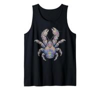 Yeti Crabe Abstrait Ocean Art Marine Life Coloré Débardeur