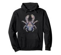 Yeti Crabe Abstrait Ocean Art Marine Life Coloré Sweat à Capuche