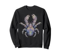 Yeti Crabe Abstrait Ocean Art Marine Life Coloré Sweatshirt