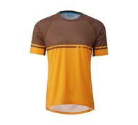Yeti Cycles Maillot Longhorn S/S brun/jaune