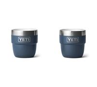 YETI Rambler Lot de 2 tasses empilables, bleu marine, 118 ml