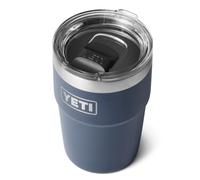 YETI Gobelet isotherme empilable Rambler 16 oz (473 ml), Navy | Gobelet en acier inoxydable avec couvercle MagSlider (non étanche), isotherme, pour boissons chaudes ou froides