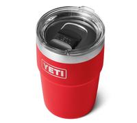 YETI Gobelet isotherme empilable Rambler 16 oz (473 ml), Rescue Red | Gobelet en acier inoxydable avec couvercle MagSlider (non étanche), isotherme, pour boissons chaudes ou froides