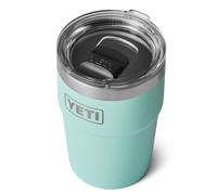 YETI Gobelet isotherme empilable Rambler 16 oz (473 ml), Seafoam | Gobelet en acier inoxydable avec couvercle MagSlider (non étanche), isotherme, pour boissons chaudes ou froides