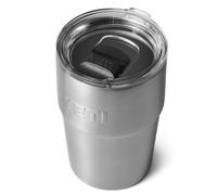 YETI Gobelet isotherme empilable Rambler 16 oz (473 ml), Stainless Steel | Gobelet en acier inoxydable avec couvercle MagSlider (non étanche), isotherme, pour boissons chaudes ou froides