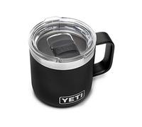 YETI Rambler 10 oz Stackable Mug, Vacuum Insulated, Stainless Steel with MagSlider Lid, Black