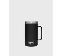 YETI Rambler Mug, Vacuum Insulated Stainless Steel Stackable Mug with Magslider Lid, Black, 24 oz (710 ml)