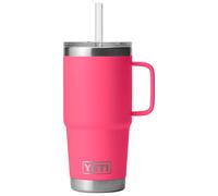 Yeti Tasse isotherme Rambler 25 Oz (739 ml) avec couvercle à paille Rose tropical