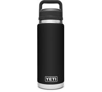 YETI Rambler Bottle Chug, Vacuum Insulated Stainless Steel Bottle with Chug Cap, Black, 26 oz (760 ml)