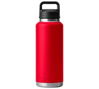 YETI Rambler Bottle Chug, Vacuum Insulated Stainless Steel Bottle with Chug Cap, Rescue Red, 46 oz (1.4 L)