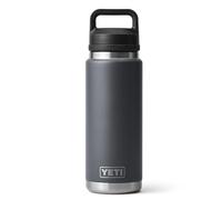 YETI Rambler Bottle Chug Bouteille isotherme en acier inoxydable avec bouchon Chug anti-fuite - Gris anthracite, 769 ml