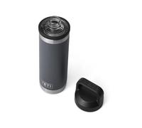 YETI Rambler Bottle Chug - Bouteille isotherme en acier inoxydable avec bouchon Chug étanche, anthracite, 532 ml