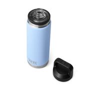 YETI Rambler Bottle Chug, Vacuum Insulated Stainless Steel Bottle with Chug Cap, Big Sky Blue, 26 oz (760 ml)