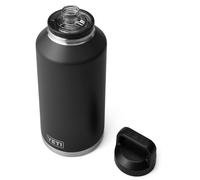 YETI Rambler Bottle Chug, Vacuum Insulated Stainless Steel Bottle with Chug Cap, Black, 64 oz (1.9 L)