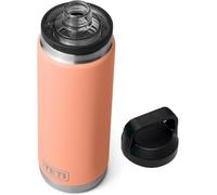 YETI Rambler Bottle Chug, Vacuum Insulated Stainless Steel Bottle with Chug Cap, Lowcountry Peach, 26 oz (760 ml)