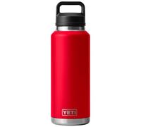 YETI Rambler Bottle Chug, Vacuum Insulated Stainless Steel Bottle with Chug Cap, Rescue Red, 46 oz (1.4 L)