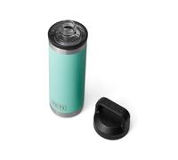 YETI Rambler Bottle Chug, Vacuum Insulated Stainless Steel Bottle with Chug Cap, Seafoam, 18 oz (532 ml)