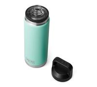 YETI Rambler Bottle Chug, Vacuum Insulated Stainless Steel Bottle with Chug Cap, Seafoam, 26 oz (760 ml)