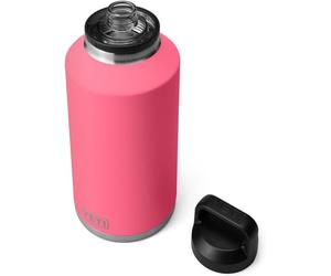 YETI Rambler Bottle Chug, Vacuum Insulated Stainless Steel Bottle with Chug Cap, Tropical Pink, 64 oz (1.9 L)