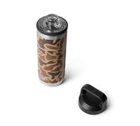 YETI Rambler Bottle Chug, Vacuum Insulated Stainless Steel Bottle with Chug Cap, Wetlands Camo, 18 oz (532 ml)