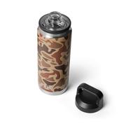 YETI Rambler Bottle Chug, Vacuum Insulated Stainless Steel Bottle with Chug Cap, Wetlands Camo, 26 oz (760 ml)