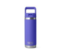 YETI Rambler Bouteille 532 ml (18 oz), Isolée sous Vide, Acier Inoxydable avec Bouchon à Paille, Violet Outremer