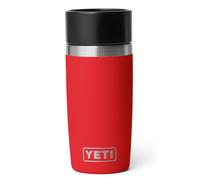 YETI Rambler Bouteille de voyage isotherme en acier inoxydable avec bouchon de navetteur, rouge Rescue Red, 354 ml