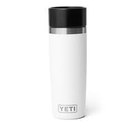 YETI Rambler Bouteille isotherme de voyage en acier inoxydable avec bouchon anti-fuite 473 ml Blanc