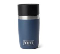 YETI Rambler Bouteille isotherme de voyage en acier inoxydable avec bouchon Hotshot 100 % anti-fuite 236 ml, bleu marine