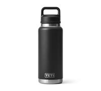 YETI Rambler Bouteille isotherme en acier inoxydable avec bouchon Chug - 1 020 ml - Noir