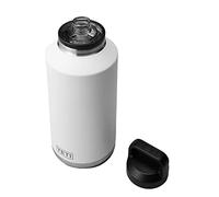 YETI Rambler Bouteille isotherme en acier inoxydable avec bouchon Chug - 1800 ml - Blanc